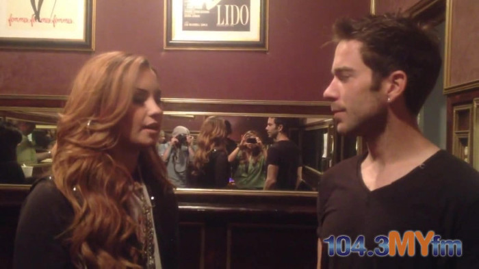 1043 MYfm\'s Ty Bentli with Demi Lovato in LA 0651