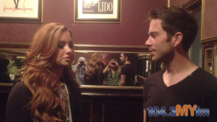 1043 MYfm\'s Ty Bentli with Demi Lovato in LA 0659