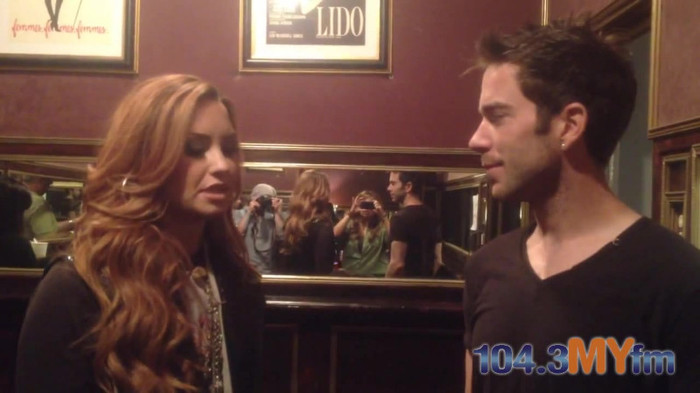 1043 MYfm\'s Ty Bentli with Demi Lovato in LA 0664