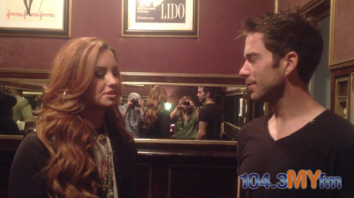 1043 MYfm\'s Ty Bentli with Demi Lovato in LA 0673