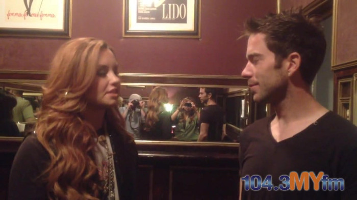 1043 MYfm\'s Ty Bentli with Demi Lovato in LA 0675