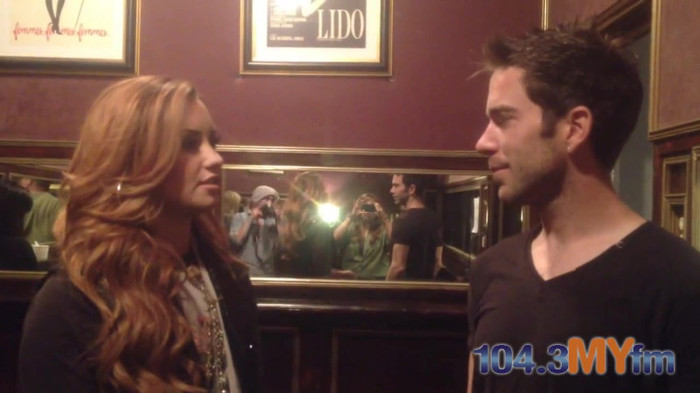 1043 MYfm\'s Ty Bentli with Demi Lovato in LA 0689