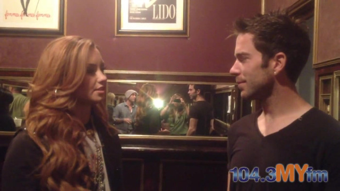 1043 MYfm\'s Ty Bentli with Demi Lovato in LA 0714