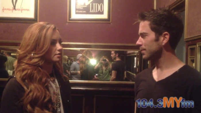 1043 MYfm\'s Ty Bentli with Demi Lovato in LA 0727