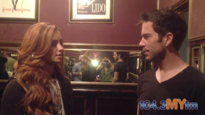 1043 MYfm\'s Ty Bentli with Demi Lovato in LA 0728
