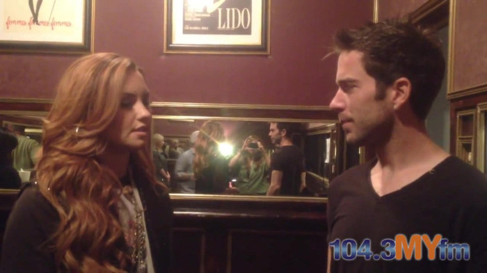 1043 MYfm\'s Ty Bentli with Demi Lovato in LA 0730