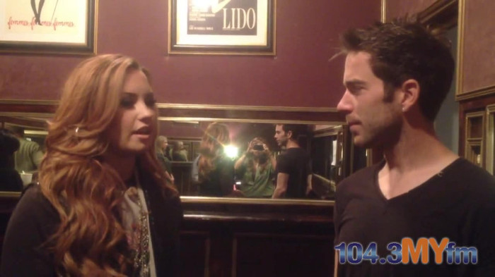 1043 MYfm\'s Ty Bentli with Demi Lovato in LA 0738