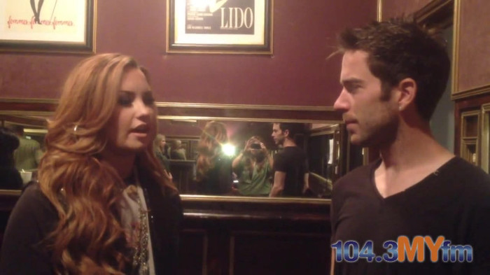 1043 MYfm\'s Ty Bentli with Demi Lovato in LA 0740