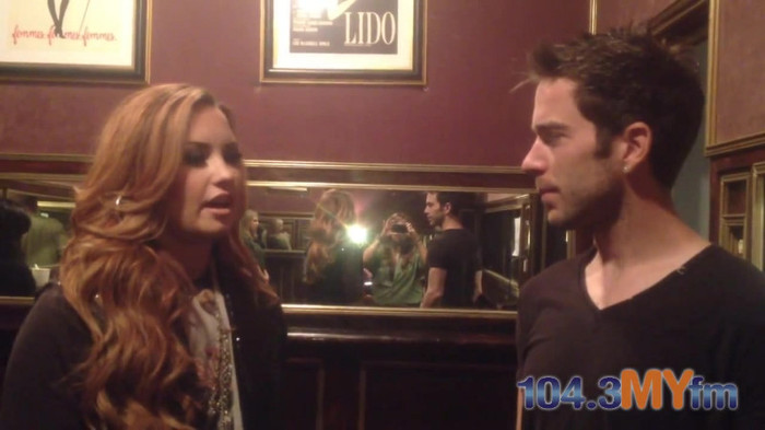 1043 MYfm\'s Ty Bentli with Demi Lovato in LA 0742