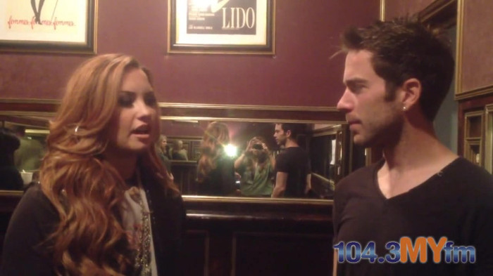 1043 MYfm\'s Ty Bentli with Demi Lovato in LA 0744