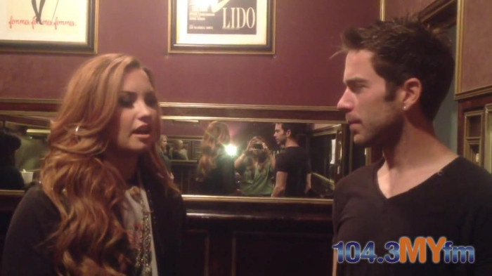 1043 MYfm\'s Ty Bentli with Demi Lovato in LA 0745