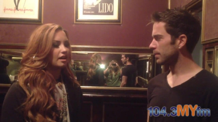 1043 MYfm\'s Ty Bentli with Demi Lovato in LA 0746
