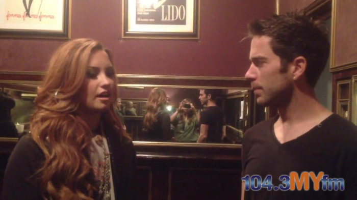 1043 MYfm\'s Ty Bentli with Demi Lovato in LA 0748