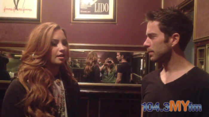 1043 MYfm\'s Ty Bentli with Demi Lovato in LA 0750