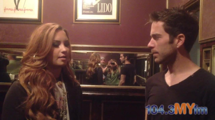 1043 MYfm\'s Ty Bentli with Demi Lovato in LA 0751