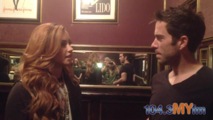 1043 MYfm\'s Ty Bentli with Demi Lovato in LA 0798