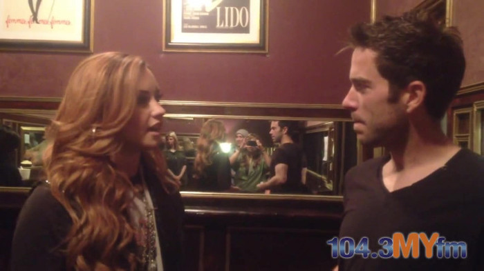 1043 MYfm\'s Ty Bentli with Demi Lovato in LA 0799