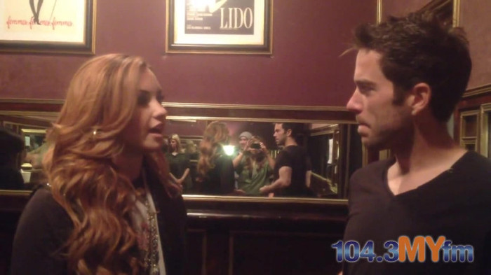 1043 MYfm\'s Ty Bentli with Demi Lovato in LA 0802