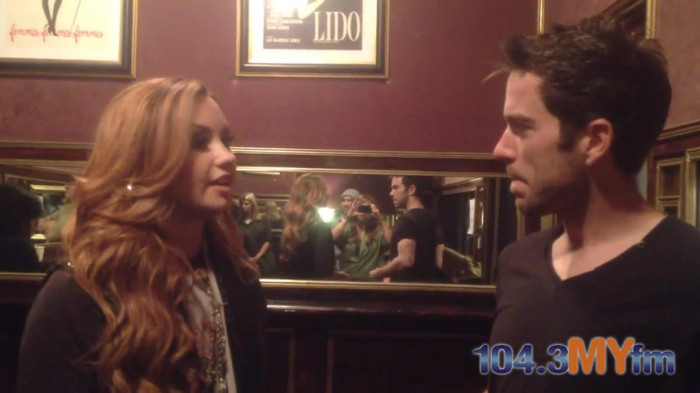1043 MYfm\'s Ty Bentli with Demi Lovato in LA 0804