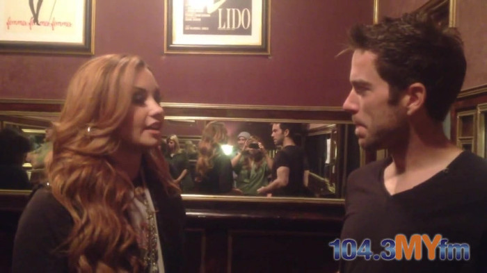 1043 MYfm\'s Ty Bentli with Demi Lovato in LA 0805