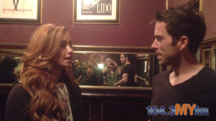 1043 MYfm\'s Ty Bentli with Demi Lovato in LA 0809