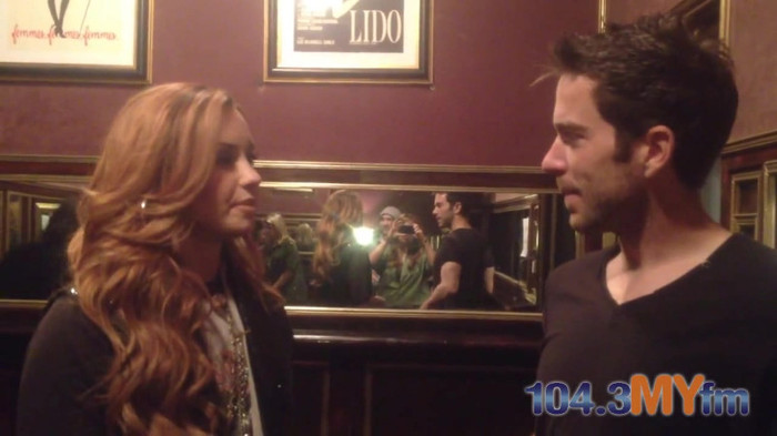 1043 MYfm\'s Ty Bentli with Demi Lovato in LA 0818