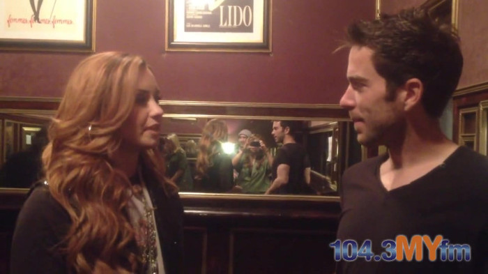 1043 MYfm\'s Ty Bentli with Demi Lovato in LA 0819