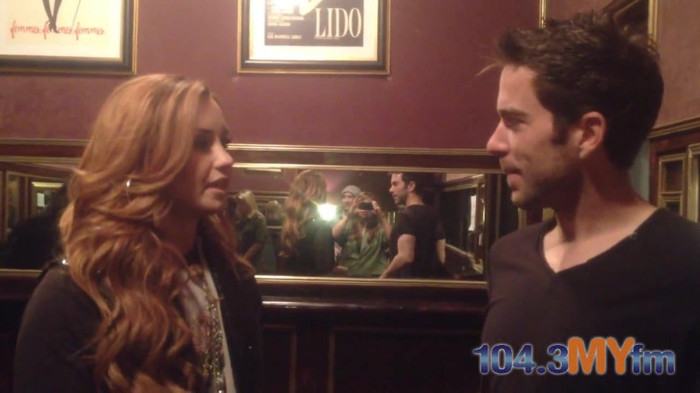 1043 MYfm\'s Ty Bentli with Demi Lovato in LA 0820