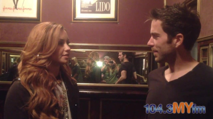 1043 MYfm\'s Ty Bentli with Demi Lovato in LA 0824