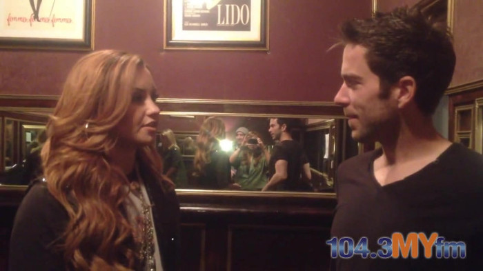 1043 MYfm\'s Ty Bentli with Demi Lovato in LA 0825