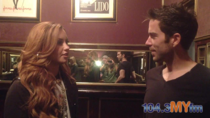 1043 MYfm\'s Ty Bentli with Demi Lovato in LA 0828