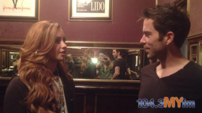 1043 MYfm\'s Ty Bentli with Demi Lovato in LA 0829