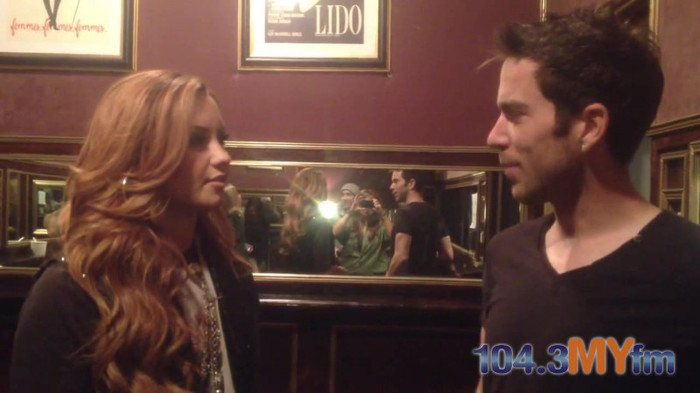 1043 MYfm\'s Ty Bentli with Demi Lovato in LA 0841