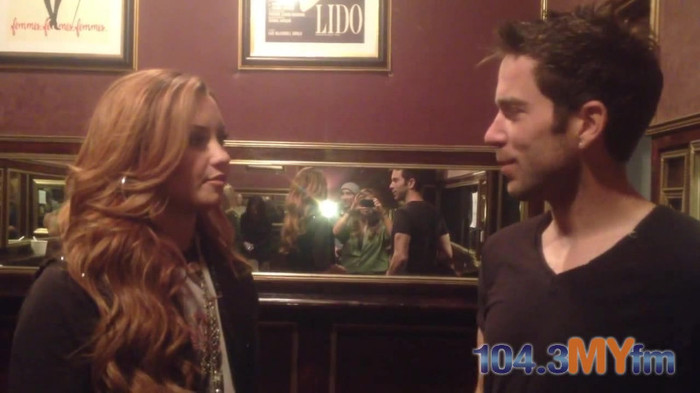 1043 MYfm\'s Ty Bentli with Demi Lovato in LA 0844