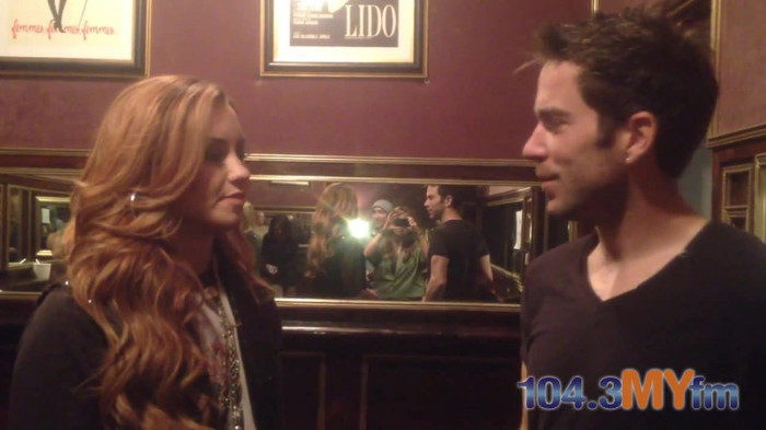 1043 MYfm\'s Ty Bentli with Demi Lovato in LA 0847