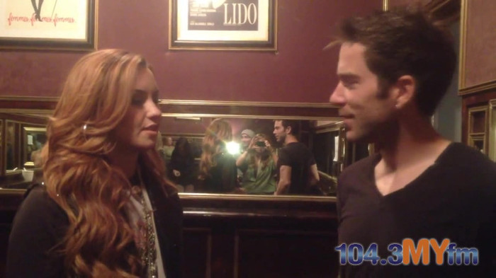 1043 MYfm\'s Ty Bentli with Demi Lovato in LA 0851