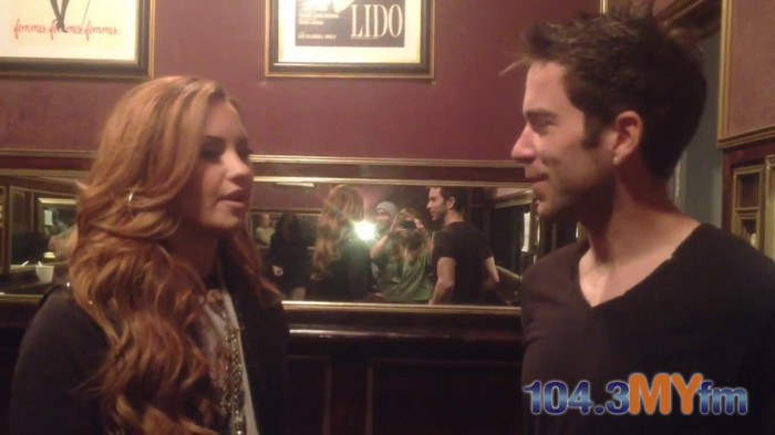 1043 MYfm\'s Ty Bentli with Demi Lovato in LA 0857