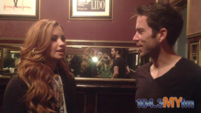 1043 MYfm\'s Ty Bentli with Demi Lovato in LA 0860