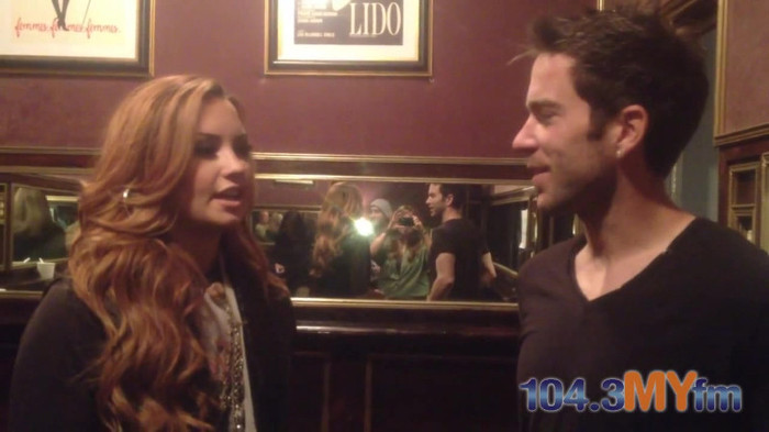 1043 MYfm\'s Ty Bentli with Demi Lovato in LA 0864