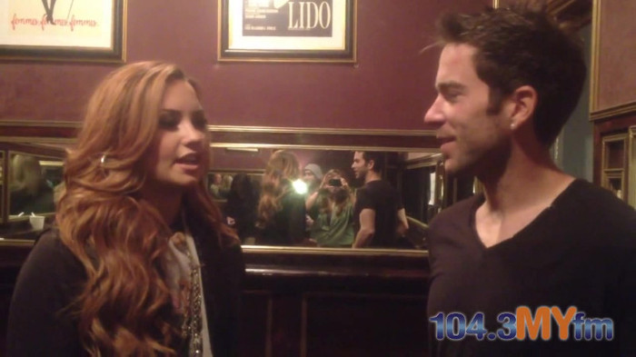 1043 MYfm\'s Ty Bentli with Demi Lovato in LA 0865