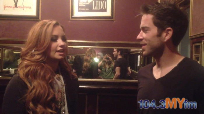 1043 MYfm\'s Ty Bentli with Demi Lovato in LA 0867