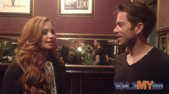 1043 MYfm\'s Ty Bentli with Demi Lovato in LA 0868