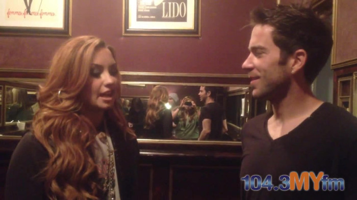 1043 MYfm\'s Ty Bentli with Demi Lovato in LA 0873