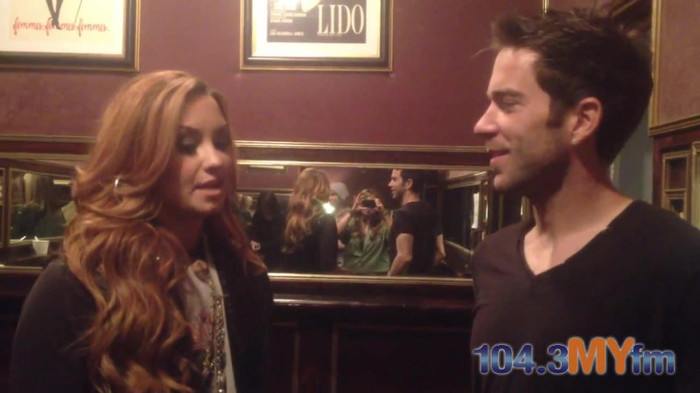 1043 MYfm\'s Ty Bentli with Demi Lovato in LA 0874