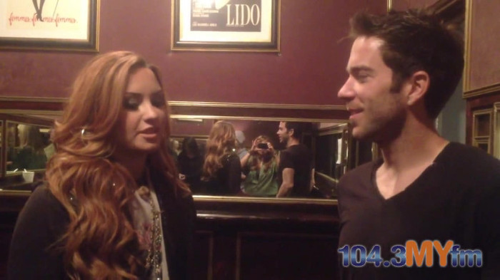 1043 MYfm\'s Ty Bentli with Demi Lovato in LA 0879