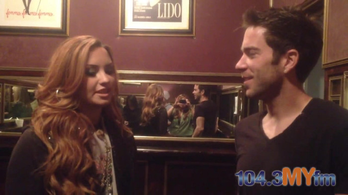 1043 MYfm\'s Ty Bentli with Demi Lovato in LA 0881