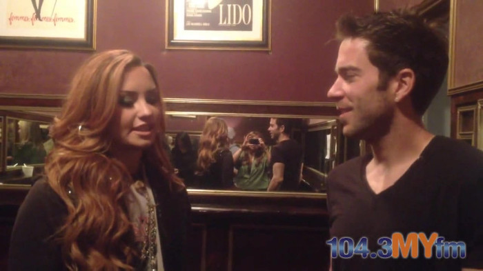 1043 MYfm\'s Ty Bentli with Demi Lovato in LA 0882