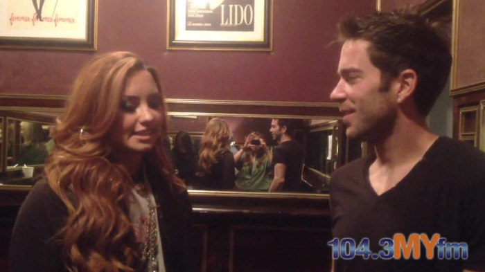 1043 MYfm\'s Ty Bentli with Demi Lovato in LA 0885
