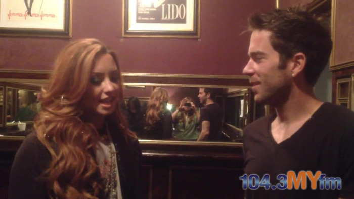 1043 MYfm\'s Ty Bentli with Demi Lovato in LA 0889