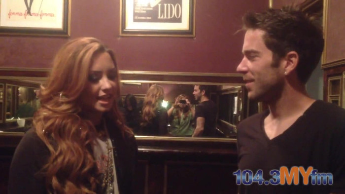 1043 MYfm\'s Ty Bentli with Demi Lovato in LA 0890